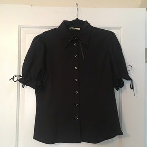 Bettie Page by Tatyana Black Blouse